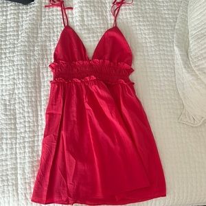 Zara pink mini dress